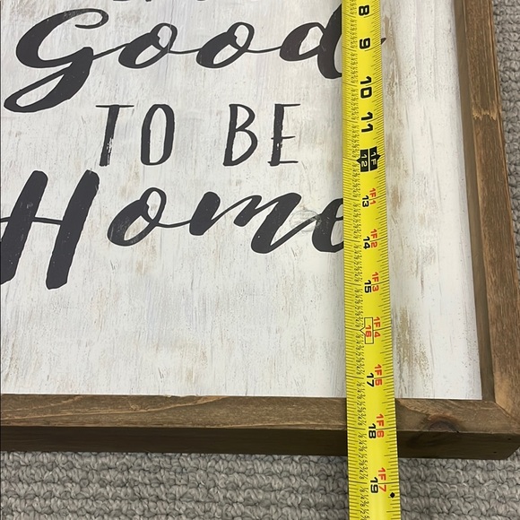 'It's So Good to be Home' Wooden Framed Wall Art - Picture 8 of 8